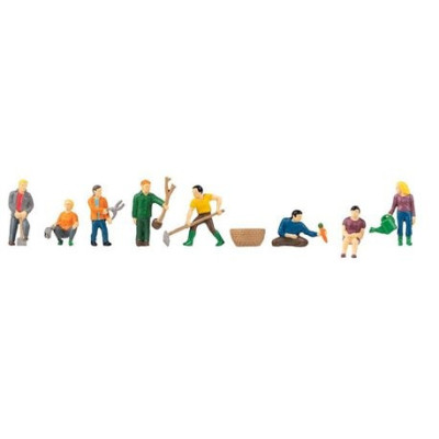 8 PERSONNAGES AU JARDIN, PAR FALLER 151604
