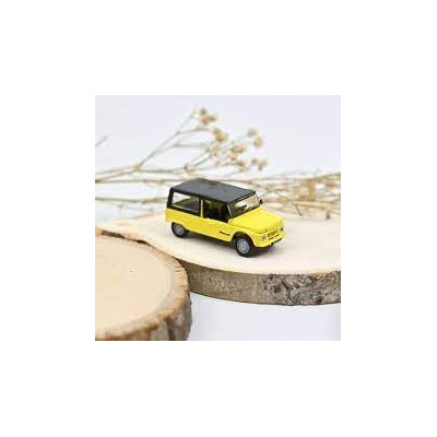 CITROEN MEHARI JAUNE DE 1983 ECHELLE 1/87 DE NOIREV 150954