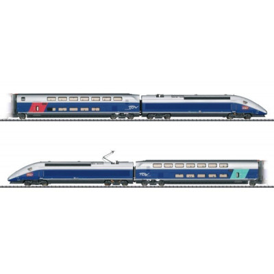 RAME TGV EURODUPLEX  SNCF 4 ELEMENTS PAR TRIX 22381