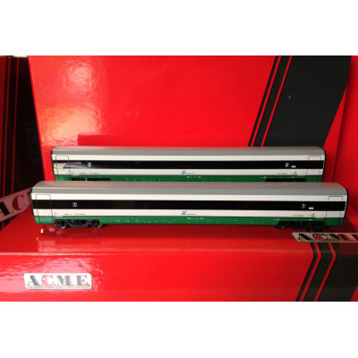 COFFRET DE 2 VOITURES POUR ETR 500 DU FS, Ep VI, HO, PAR ACME AC70153