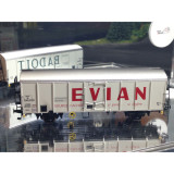 WAGON FRIGORIFIQUE EVIAN, SNCF, HO, EpIII, PAR BRAWA 48348