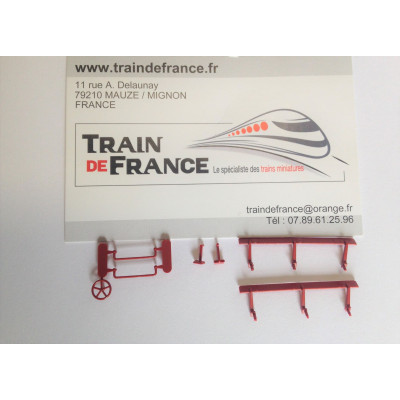 1 SACHET DE DETAILLAGE POUR WAGON BACHE ROCO, HO, 115328