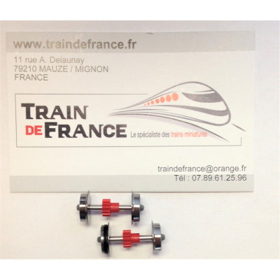 1 SACHET DE 2 ESSIEUX AVEC ENGRENAGES POUR RGP, HJ2386/05