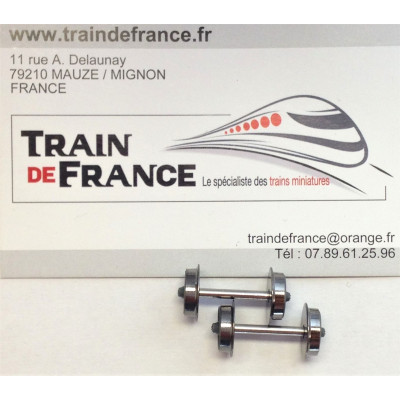 1 SACHET DE 2 ESSIEUX SANS ENGRENAGES POUR RGP, HJ2386/07