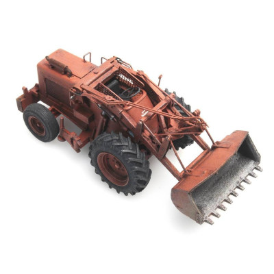 TRACTOPELLE BISCHOFF POLYTRAC ORANGE AVEC PELLE, PAR ARTITEC 387.379