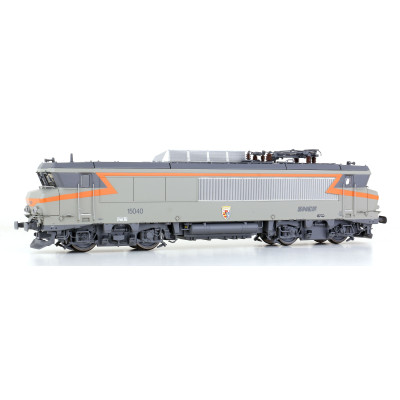 LOCOMOTIVE BB 15040 SNCF LIVREE GRIS ET ORANGE PAR LS MODELS 10481
