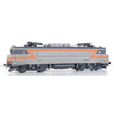 LOCOMOTIVE BB 7369 SNCF, LIVREE GRIS BETON/ORANGE, HO, EpV, DIGITALE SONORE PAR LS MODELS 11204S