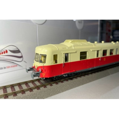 AUTORAIL X-2825ROUGE ET CREME, TOULOUSE, SNCF, EpIII,DCC SOUND, PAR REE MODELES MB162S