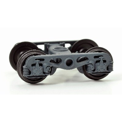 SET DE 2 BOGIES Y23M GRIS MOYEN 4 BOITES REE XB-103-C-01