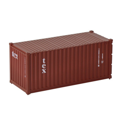 CONTAINER DE FRET TEX COLORIS MARRON 20 PIEDS ECHELLE HO