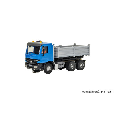 CAMION BENNE BASCULANTE MB ACTROS, HO, SERIE CARMOTION, PAR VIESSMANN 8000