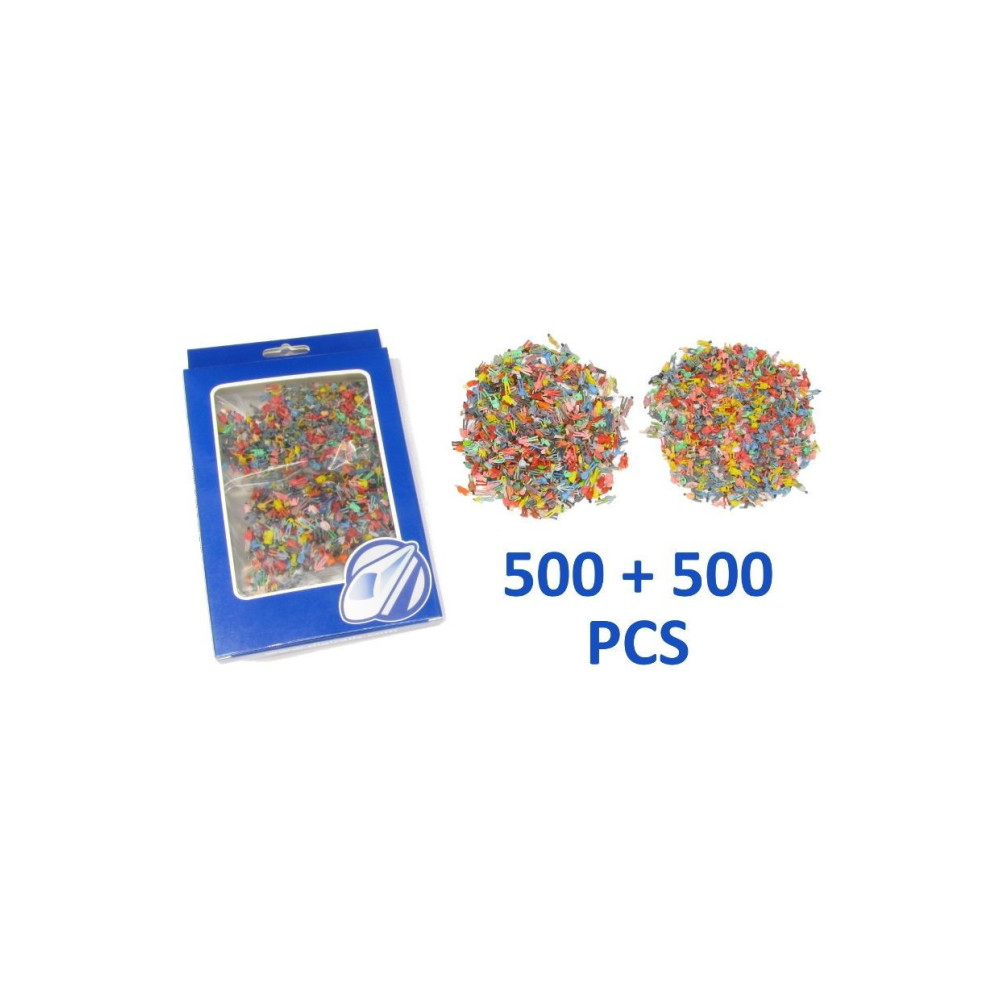 BOITE DE 1000 PERSONNAGES ECHELLE N 500 ASSIS ET 500 DEBOUTS DE DIGKEIJS DR60105N