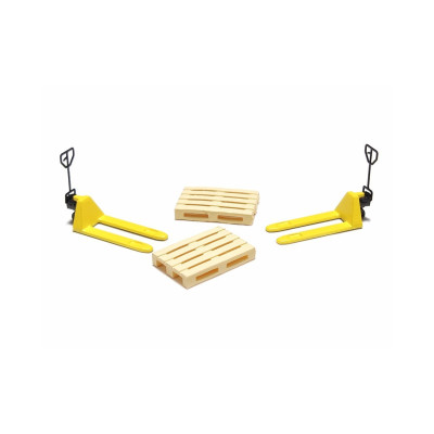 2 TRANSPALETTES JAUNE, HO, PAR MAFEN 221025