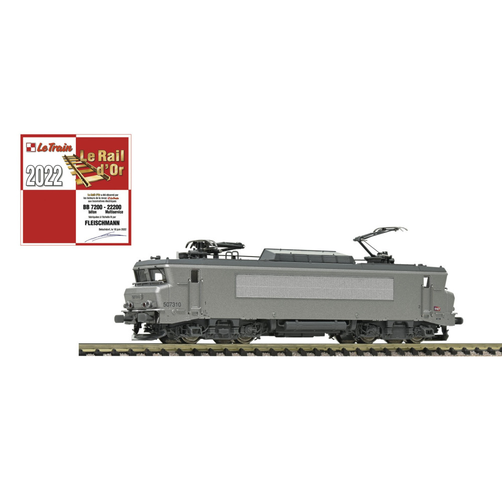 LOCOMOTIVE ELECTRIQUE BB507310, SNCF, ECHELLE N, EpV/VI, DIGITAL SONORE, PAR FLEISCHMANN 732207