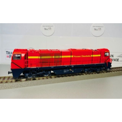 OCCASION REVISE LOCOMOTIVE DIESEL VOSSLOH G 2000 PRIVE "NEUSSER EISENBAHN" DE MEHANO DC 8812