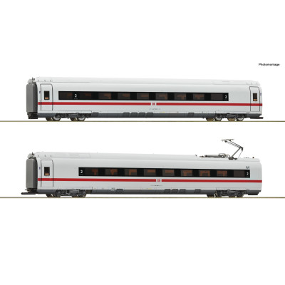 COFFRET INTERMEDIAIRE DE DEUX VOITURES  ICE VELARO 407, HO, EpVI, PAR ROCO 72099