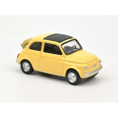 FIAT 500 F PALE YELLOW 1/43 th, BY NOREV 430401
