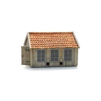 MAQUETTE POULAILLER EN BOIS, PAR ARTITEC 10.410
