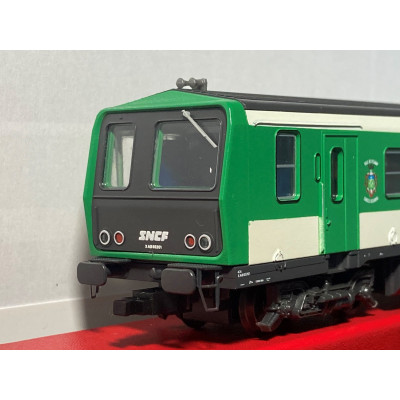 OCCASION AUTORAIL X AB 92201 AVEC REMORQUE XR ABD 96005 VERT NORMAN...