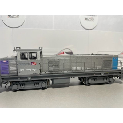 LOCOMOTIVE DIESEL BB63928 SNCF VILLENEUVE PAR R37 HO41113