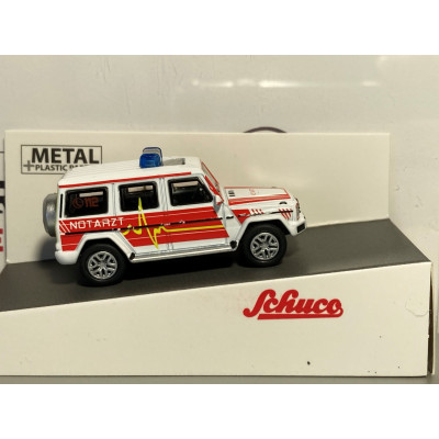 MERCEDES-BENZ G-MODELL, VEHICULE DE SECOURS, 1:87, PAR SCHUCO 452674200