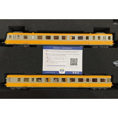 RAME RGP 2  X2706  ORANGE ET BETON ,SNCF, DEPOT DE BORDEAUX, DC SONORE, PAR REE MB175S