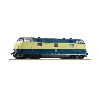 LOCOMOTIVE DIESEL 221 124-1 DE LA DB DIGITALE SONORE PAR ROCO 71089