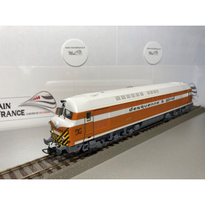 LOCOMOTIVE DIESEL CC80001 BELPHEGOR DESQUENNE ET GIRAL TOIT BLANC DIGITALE SONORE PAR MISTRAL 25.01.G004