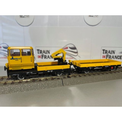 DRAISINE KLV 53, LIVREE JAUNE SIRTI, HO, Ep V, DIGITALE NON SONORE, PAR RIVAROSSI HR2910D