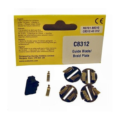 SET DE 4 GUIDES CONDUCTEURS POUR VOITURES SCALEXTRIC C8312