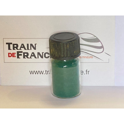 1 FLACON DE POUDRE VERTE FONCE D'ALTERATION POUR PATINE , NOCH 61169VERT FONCE