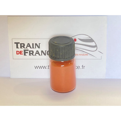 1 FLACON DE POUDRE ORANGE TUILE D'ALTERATION POUR PATINE , NOCH 61169ORANGE TUILE