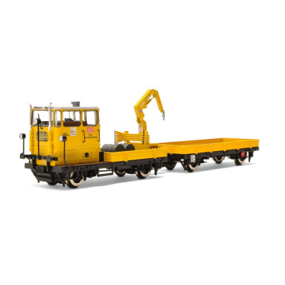 DRAISINE KLV 53, LIVREE JAUNE AVEC LOGO DB AG, HO, Ep V, DIGITALE NON SONORE, PAR RIVAROSSI HR2911D