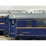 COFFRET DE 3 VOITURES WL S3 CIWL,HO, EpIV, BLEU, LIVREE 1968, ECLAIRAGE INTERIEUR, PAR LS MODELS 49320