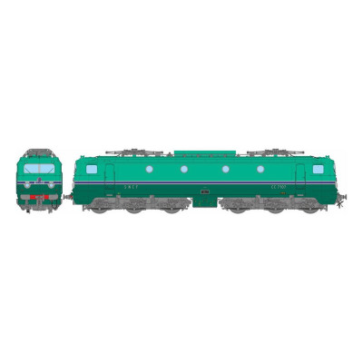 LOCOMOTIVE ELECTRIQUE CC7107, SNCF, HO, EpIII/IV, PAR REE MODELES MB193