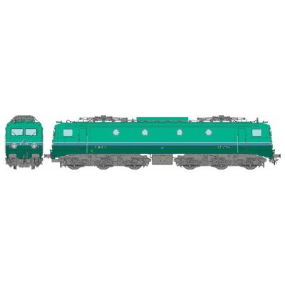 LOCOMOTIVE ELECTRIQUE CC7106, SNCF, HO, EpIV/V, PAR REE MODELES MB195