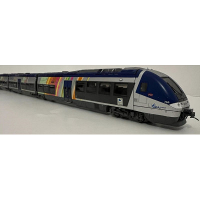 RAME AGC 4 ELEMENTS TER SNCF REGION ALSACE  DC SOUND DE  LS MODELS 10393S
