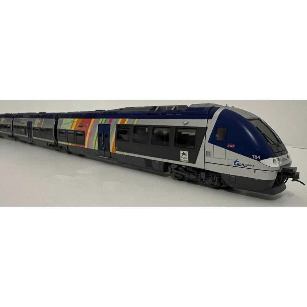 RAME AGC 4 ELEMENTS TER SNCF REGION ALSACE DE  LS MODELS 10393