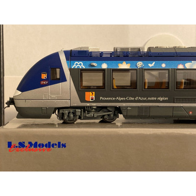 RAME AGC 4 ELEMENTS B81621/8122, BLEU, LIVREE PACA AIX, HO,EpVI, DI...