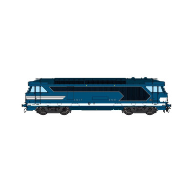DIESEL LOCOMOTIVE, SNCF, BB67337, ORIGINAL VERSION, SCALE 1/43.5, EpIII/IV BY CHREZO CHREZO670-04