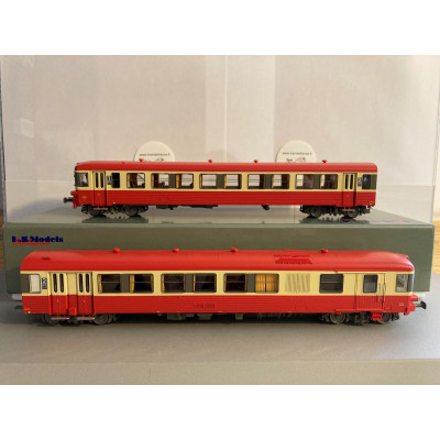 AUTORAIL DIESEL EAD X4696-XR8693, SNCF, HO, EpV, PAR LS MODELS 10063