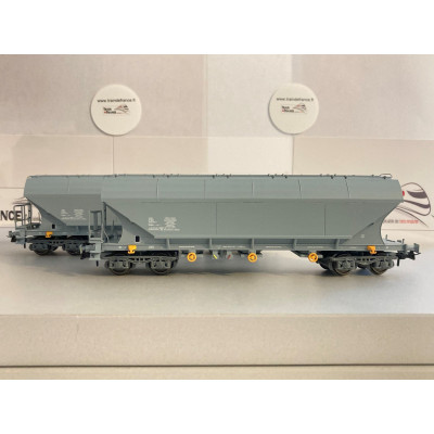 COFFRET DE 2 WAGONS  CEREALIERS CARGILL FRANCE, SNCF, HO, PAR B MODELS 45.367