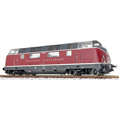LOCOMOTIVE DIESEL CLASSE V200 014, ANCIEN ROUGE, HO, DB, PAR ESU 31339