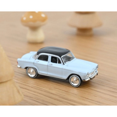 SIMCA ARONDE ,1962, GRIS PRINCESSE ET TOIT NOIR, HO, NOREV 576089