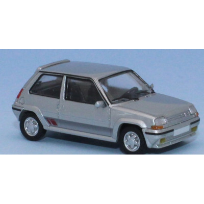 1 VOITURE RENAULT 5 GT TURBO SILVER, HO, REFERENCE PCX870299