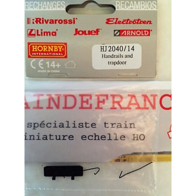 RAMBARDES + PORTE POUR LOCOMOTIVE 141 R JOUEF HJ2040/14