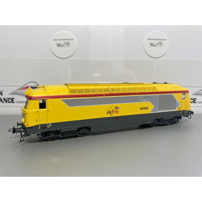 LOCOMOTIVE BB67608, LIVREE INFRA, DEPOT NEVERS, HO, EpVI, DIGITAL SONORE, PAR REE MODELES MB242S