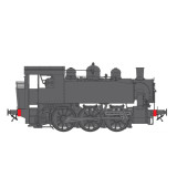 LOCOMOTIVE 030 TU GRISE SANS MARQUAGE, ECHELLE 1/43.5, Ep 1944/70, PAR CHREZO  030-01