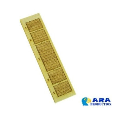 1 PASSE PIEDS POUR DOUBLE VOIE ETROITE, HO, BOIS, PAR ARA PRODUCTIONS HO.GAR25002A