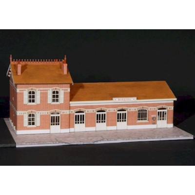 BATIMENT DE VOYAGEURS, MAQUETTE A MONTER, HO, PAR REGIONS ET COMPAGNIES  GAR101
